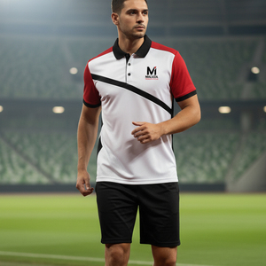 เสื้อโปโลแบบซับลิเมชั่นเต็มตัวสั่งทำขายส่ง เสื้อโปโลผู้ชายระบายเหงื่อได้ดี พิมพ์ลาย 3 มิติ ระบายอากาศได้ดี เหมาะสำหรับชุดทีม - Product Image 6