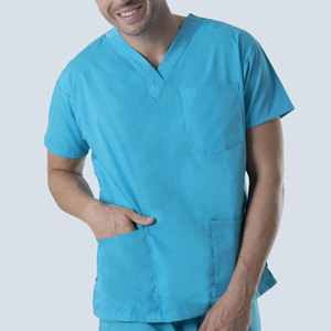 Tenue Médicale en Coton 100% de Haute Qualité, Personnalisable, Dernier Design, Ensembles d'Uniformes pour Hommes, Usage Hospitalier, Aiguille - Product Image 2