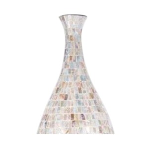 Vase en mosaïque de nacre à prix de gros, pot de fleurs artisanal en coquillage avec logo personnalisé, directement de l'usine - Product Image 4