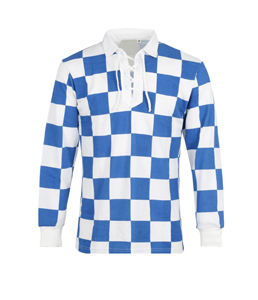 Camiseta de rugby retro personalizada 100% algodón, de peso pesado, estilo vintage clásico, para fútbol americano, manga larga, para hombre. - Product Image 3