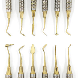 Kit de 6 instruments dentaires portables, spatules de remplissage en résine composite, outils de remplissage, équipement de thérapie dentaire en métal, manuel CE - Product Image 3