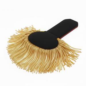 Epaulettes de Hombro con Flecos de Oro Personalizados, Uniformes Ceremoniales Hechos a Mano, Poliéster/Algodón Transpirable, Unisex, Decorativos Formales - Product Image 5