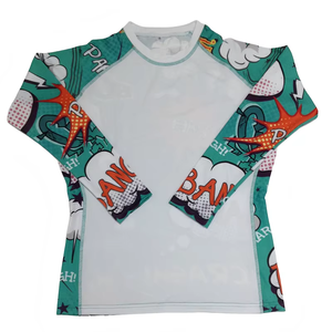 Maillot de bain à manches longues personnalisé pour le surf, en polyester et élasthanne, pour homme, UPF50, respirant, antibactérien, 220g - Product Image 5