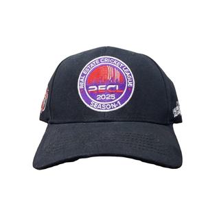 Casquette de baseball ajustable à deux tons en toile non structurée, style hip-hop, broderie personnalisée, logo unisexe - Product Image 3