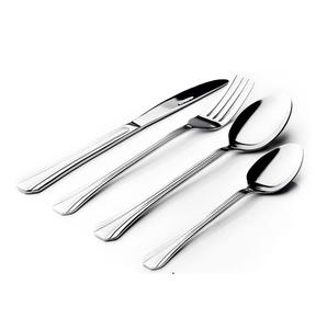 Ensemble de couverts en métal de haute qualité avec bords lisses, fourchette, cuillère, couteau, adapté à la cuisine et à la salle à manger professionnelles - Product Image 3