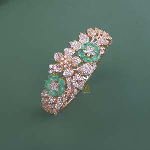 Jennie Fusion Designer Gold Plated Zircon Tennis Bracelet - Product Image 1