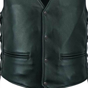 Chaleco de Cuero para Motocicleta de Verano para Hombre, de Alta Calidad, Resistente al Viento, Impermeable, Transpirable, Perforado, para Motociclistas - Product Image 6
