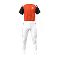 Uniforme de baseball durable de haute qualité, uniforme de baseball à séchage rapide, uniforme de baseball en gros