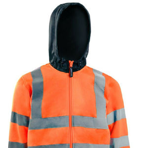 Ventes en gros de sweats à capuche de travail personnalisés de haute qualité à haute visibilité, sweats à capuche de sécurité réfléchissants pour hommes - Product Image 3