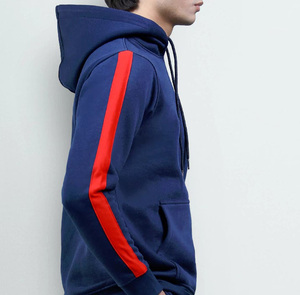 เสื้อฮู้ดดี้ผู้ชายทรงสลิมฟิตแบบเรียบหรู พรีเมียม สวมใส่สบาย ระบายอากาศได้ดี เป็นมิตรต่อสิ่งแวดล้อม รับผลิตแบบ OEM - Product Image 4