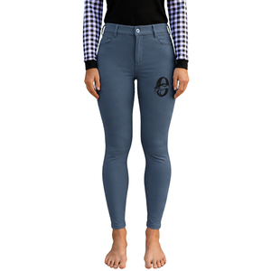 Pantalon d'équitation pour femme vert olive, taille haute, extensible, avec passants de ceinture, pour la compétition et l'entraînement, vêtements de sport - Product Image 2