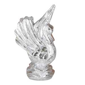 Modern Silver Finish Aluminium Horse Sculpture Elegant Home Decor Accent Decorative Figurine for <b>Console</b> <b>Table</b> Office Hotel - Product Image 2