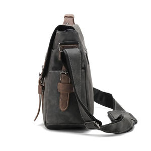 Bolsa de Cuero al por Mayor de Moda, Personalizada, Impermeable, con Múltiples Bolsillos, OEM, para Portátil - Product Image 6