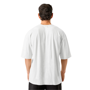Camiseta de Manga Corta Oversize para Hombre, Estilo Casual, Holgada, de Algodón, Minimalista, para Gimnasio, Venta al Por Mayor OEM - Product Image 3