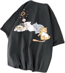 Camiseta de streetwear para hombre, oversize, mezcla de algodón, con estampado en relieve, logotipo en relieve, estilo grueso y moderno. - Product Image 3