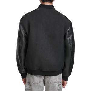 Chaqueta Varsity de Alta Calidad para Hombre con Logotipo Personalizado, Chaqueta Varsity Moderna con Logotipo Bordado Personalizado para Hombre - Product Image 4