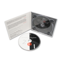 Boîtier Digipak personnalisé pour CD avec impression numérique, capacité 700 Mo, avec réplication de CD