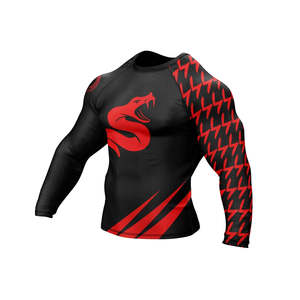 2026 Sublimation Printed Quick Dry Men Rash Guard in Custom Logo MMA Training Rash Guard NO GI Grappling Jiu Jitsu BJJ Rashguard - Product Image 3