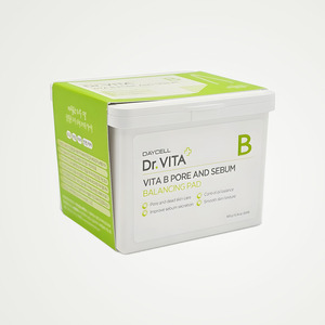 โทนเนอร์หน้าขายดี Dr. Vita Vita B Pore and Sebum Balancing Pad 180 กรัม โทนเนอร์/แผ่นมาส์กกระชับรูขุมขน - Product Image 6