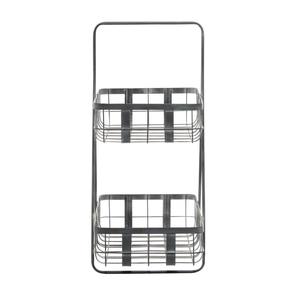 Panier de rangement rectangulaire en métal robuste pour buanderie - Product Image 6