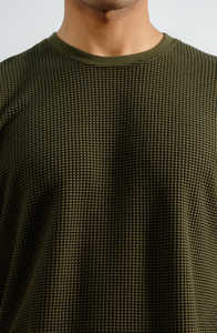 Camiseta de Hombre 100% Algodón, Corte Regular, 220 GSM, Diseño de Logotipo Personalizado, Hombros Caídos, Tejido de Punto de Lujo, Impresión en Serigrafía - Product Image 4