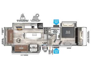 Nouveau 2025 F-o-r-e-s-t R-i-v-e-r Wildwood H-e-r-i-t-a-g-e G-l-e-n 325RL - Product Image 2