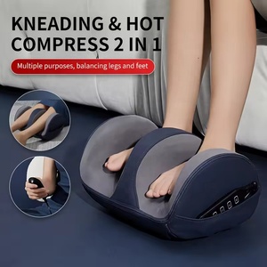 Masseur pour les pieds et les jambes avec chauffage, shiatsu, matériau ABS, compatible 220V/110V, marque OEM, contrôle de la minuterie confortable, AS ALL STAR - Product Image 6
