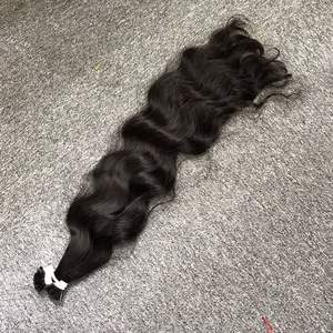 Vente en gros de cheveux plats ondulés naturels, grand stock de cheveux vierges de qualité supérieure 100% cheveux vierges, cheveux bruts vietnamiens - Product Image 6