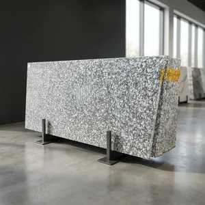Elegant P White Leather Granite <b>Stone</b> Slabs Superior Quality Natural Granite for Kitchen Countertops Wall Cladding and Interiors - Product Image 1