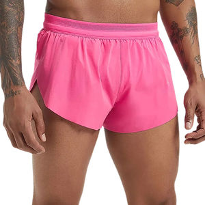 Shorts de course décontractés pour hommes, en toile unie, séchage rapide, pour la gym, le jogging, l'entraînement, l'été, shorts de sport - Product Image 1