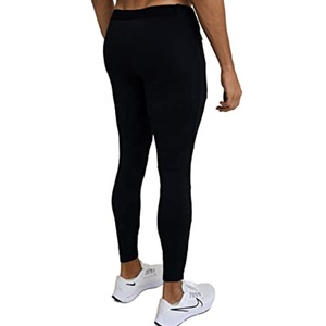 Pantalones de jogging ajustados para hombre, pantalón de cintura elástica con bolsillos lisos e informales, con logotipo personalizado, venta al por mayor - Product Image 6