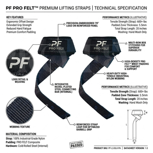 Sangles de poignet de musculation de qualité supérieure avec support rembourré, sangles de levage en nylon robustes pour la musculation en salle de sport - Product Image 2