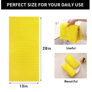 Luxury Organic Cotton <b>Kitchen</b> <b>Towel</b> Quick Dry Ultra Absorbent Reusable Dish Cloth Soft Comfortable Multi Purpose - Product Image 5