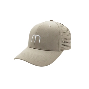 Custom Waterproof Sporty Golf <b>Hat</b> 6 Panel 2D Embroidery Logo Laser Cut Holes Perforated Velcro Buckle Baseball <b>Cap</b> Four Seasons - Product Image 2