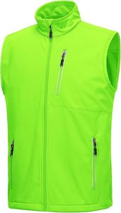 Chaleco sin Mangas para Hombre, para Golf, Viajes y Senderismo, Chaleco Ligero con Bolsillos, Chaqueta sin Mangas de Tejido Softshell para Correr - Product Image 6