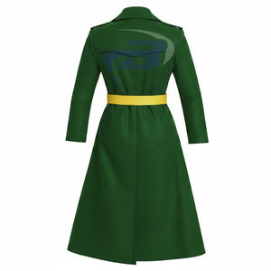 Manteau long en laine de haute qualité pour femme, prêt à être expédié, de la sororité Chi Eta Phi CEPhi, avec ceinture. - Product Image 2