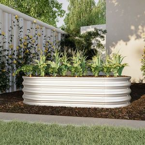 Kit de jardinière surélevée galvanisée 4x2x1 pied (4 pots) pour légumes, fleurs et herbes d'extérieur - Product Image 6