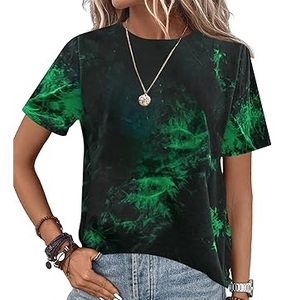 Camisetas Tie Dye de Alta Calidad, 100% Algodón, Resistentes, Transpirables, con Teñido por Inmersión, Corte Regular, Estilo Vintage - Product Image 4