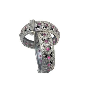 Affordable Oxidized <b>Bangles</b> Unique Silver Plated Chudiya for Girls Bracelet Adjustable Handmade Bulk Product - Product Image 6