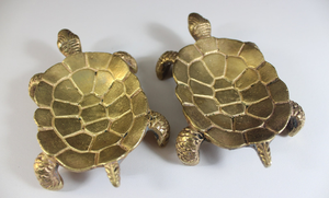 Cendrier tortue en laiton massif, plateau de rangement décoratif en laiton, cendrier de table pour la maison, le bureau et la décoration nautique - Product Image 5