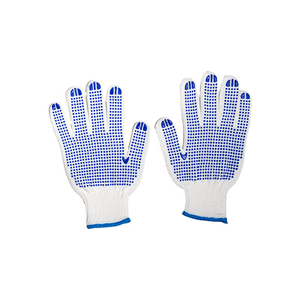 Protective Work Gloves for Material Handling and Assembly OEM <b>PVC</b> Dotted Safety Gloves Cotton Grip Gloves for Warehouse - Product Image 3