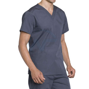 Ensemble d'uniformes médicaux unisexes confortables WASI SPORTS, tissu 100 % coton doux et léger, coutures durables, entretien facile, style moderne pour hôpital - Product Image 4