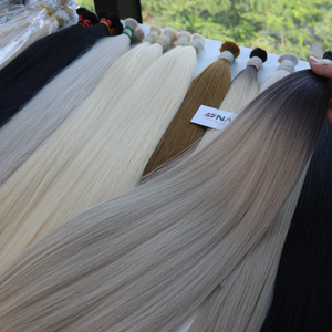 Extensions de cheveux vierges vietnamiennes de qualité supérieure de 22 pouces sans perte de cuticules naturelles droites et alignées Double blanchiment - Product Image 5