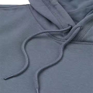 Sudadera con Capucha Extra Grande para Hombre, Color Sólido, Algodón French Terry, Sudadera Informal con Capucha para Otoño - Product Image 5