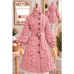 Pulls 100% acrylique ou coton, calibre 12, pour femmes, très tendance, style décontracté, pour la saison hivernale, fournisseur du Bangladesh. - Product Image 5