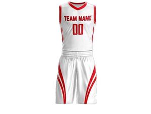 Conjuntos de Uniformes de Baloncesto de Tela Transpirable y Cómoda con Talla Personalizada, Uniformes de Baloncesto Impresos por Fabricante Profesional - Product Image 4