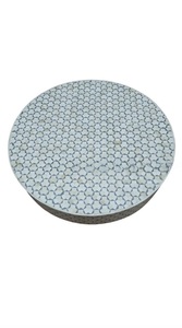 ILAHI's Bone Inlay <b>Table</b> Modern Design Agate Detailing <b>Storage</b> Portable Home Furniture - Product Image 3