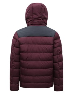 Chaqueta de plumón de alta calidad, chaqueta acolchada para hombre, fabricante profesional, chaqueta con cremallera personalizada para hombre - Product Image 6