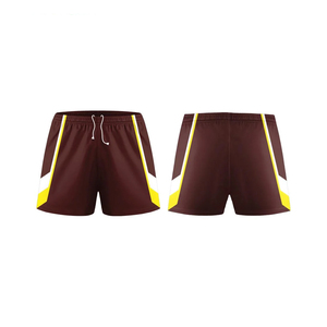 Shorts de rugby unisexes personnalisés, impression par sublimation bicolore, shorts de football respirants pour adultes - Product Image 3