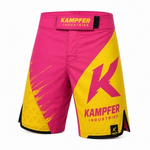 Superior Quality MMA Shorts for Men in Polyester Spandex MMA Shorts Fashion Wear MMA Shorts <b>Stretch</b> Fabric UFC Fight Training - Product Image 4